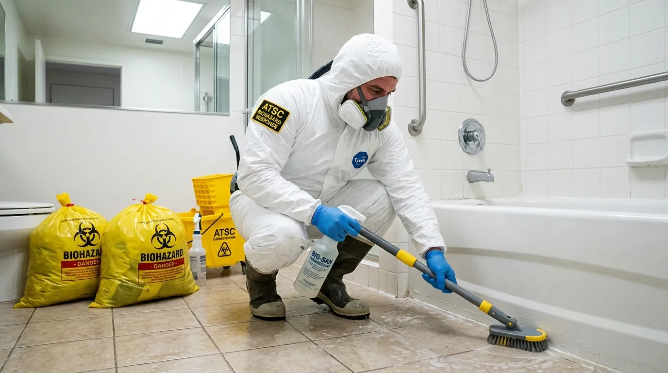 Decontamination equipment deployed for Blood Cleanup in Moores Mill